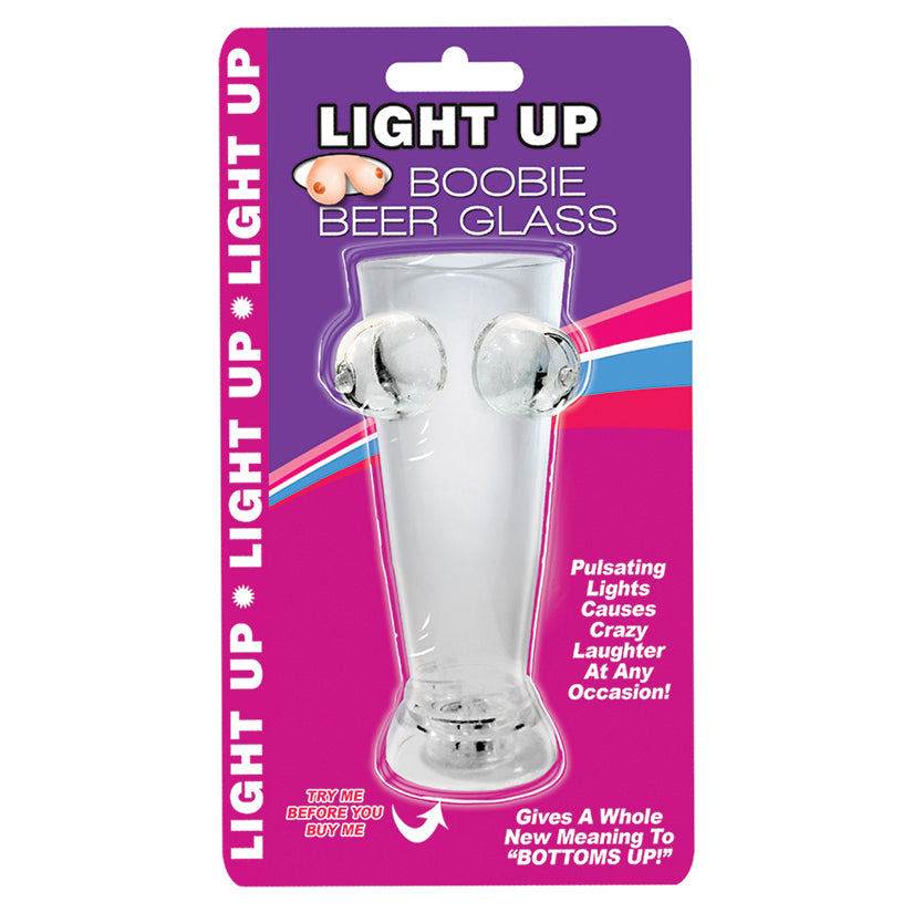 Light Up Boobie Beer Glass HP-2868