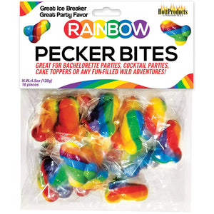 Rainbow Pecker Bites 16pcs HP-3253