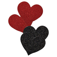 Load image into Gallery viewer, Nipplicious Heart Shape Pasties-Glitter 2pk