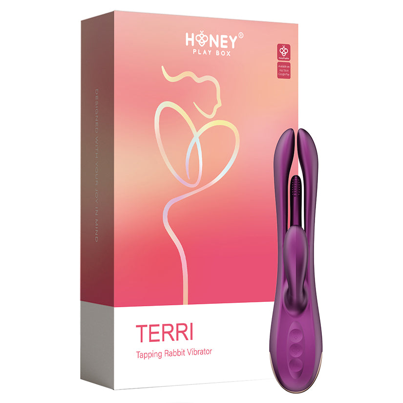 Honey Play Box Terri App Controlled Tapping Rabbit Purple   LifestyleDistributing.com