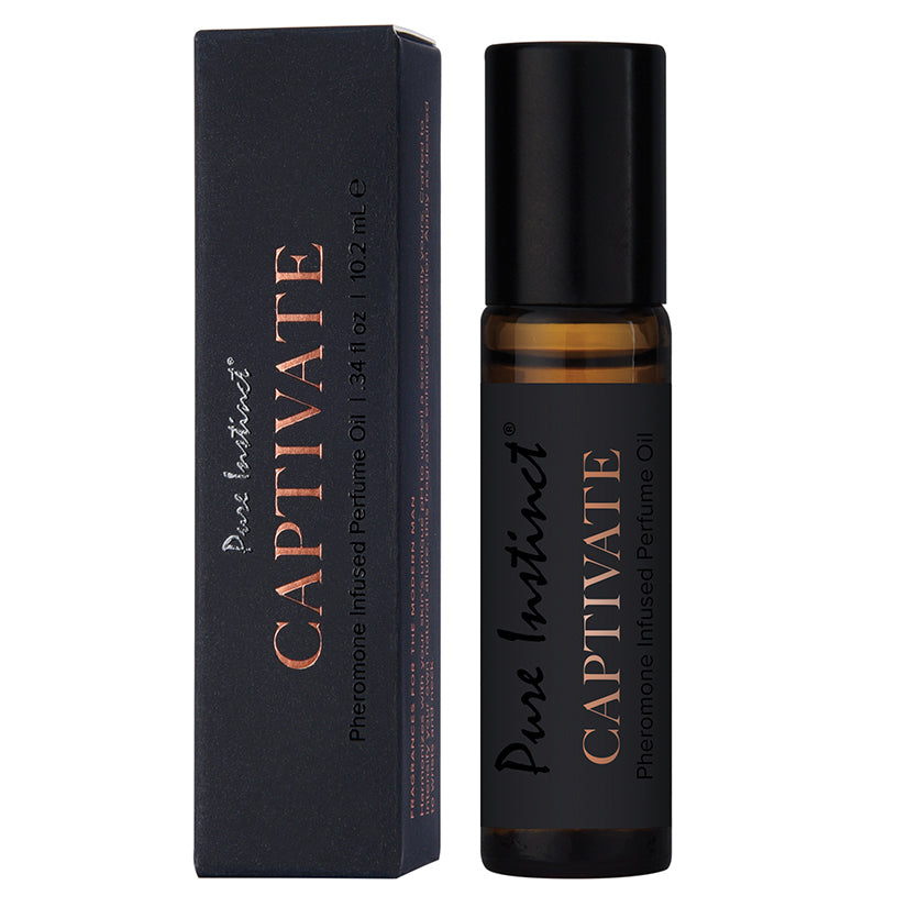 Pure Instinct Men's Collection Pheromone Perfume Oil-Captivate 10.2ml