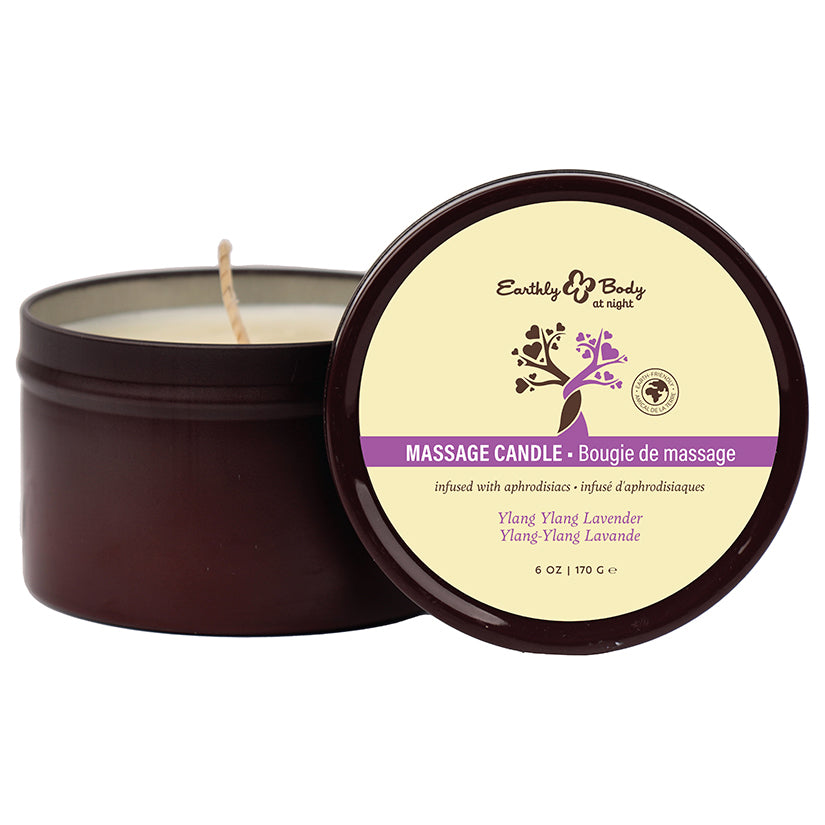 Earthly Body at Night Aphrodisiac Collection Candle-Ylang Ylang 6oz