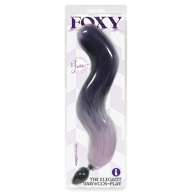 Foxy Silicone Tail Butt Plug-Purple Gr... IC1401
