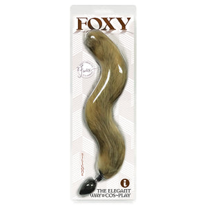 Foxy Silicone Tail Butt Plug-Gold IC1403