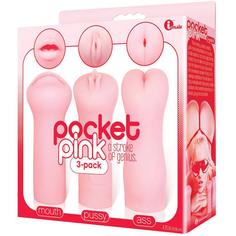 The 9's Pocket Pink Mini Masturbator-T... IC2333-2