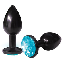 Load image into Gallery viewer, The 9's The Silver Starter Bejeweled Anodized Plug-Aqua