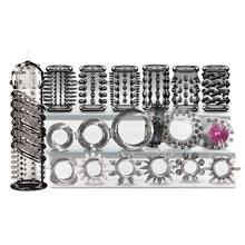 Load image into Gallery viewer, Try-Curious Cock Ring and Sleeve Set of 15