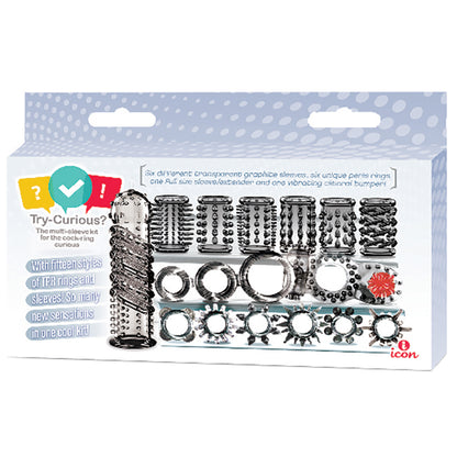 Try-Curious Cock Ring and Sleeve Set o... IC8014-2