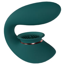 Load image into Gallery viewer, Shots Innovation Twitch 3 Rechargeable Vibrator &amp; Suction-Green