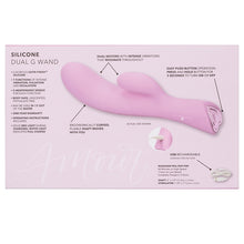 Load image into Gallery viewer, Amour Silicone Dual G Wand-Pink 7