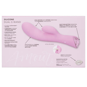 Amour Silicone Dual G Wand-Pink 7