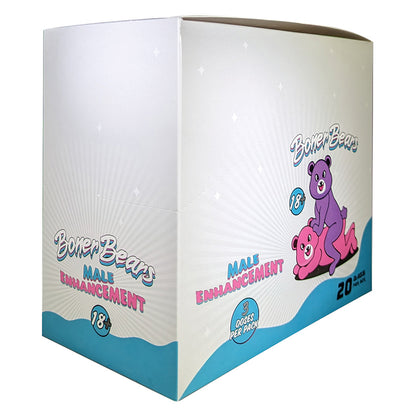 Boner Bears Single Gummy Display of 20 BBG-M1 DISPLAY