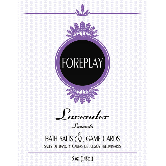 Bath Salts & Game Cards Foreplay-Laven... BG.R27