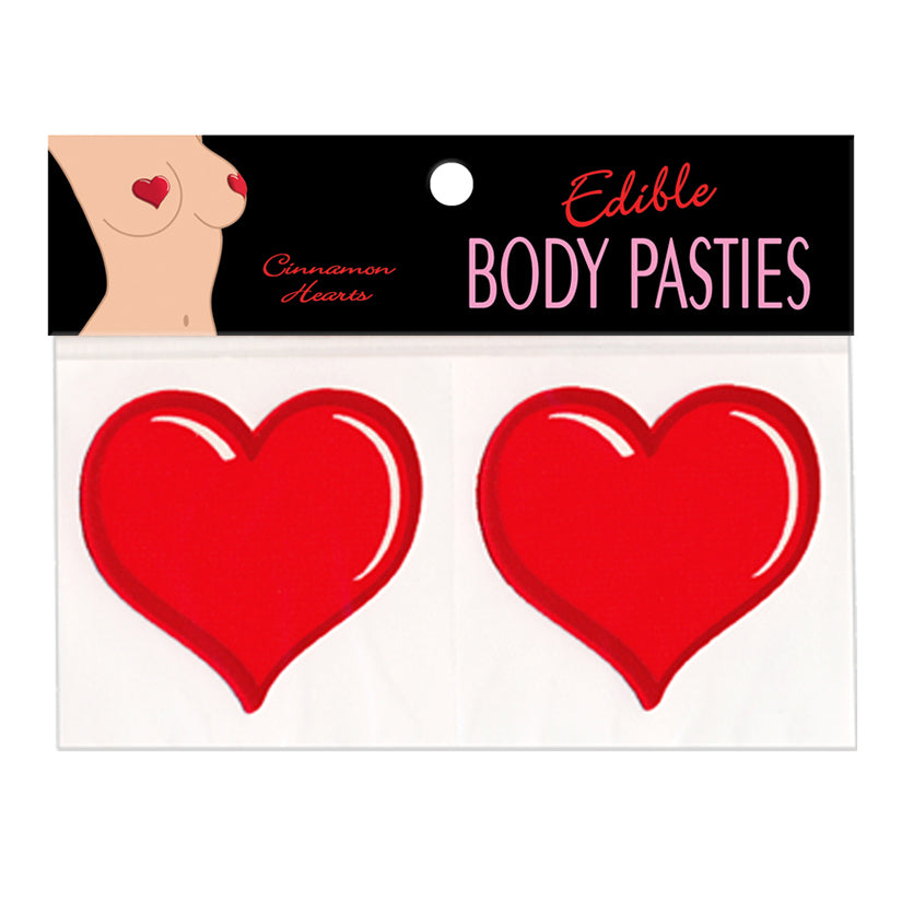 Edible Body Pasties-Cinnamon Hearts