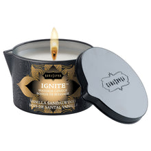 Load image into Gallery viewer, Kama Sutra Ignite Massage Candle-Vanilla Sandalwood 6oz