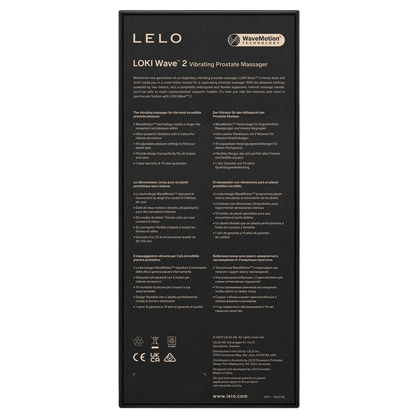 Lelo Loki Wave 2-Violet Dust