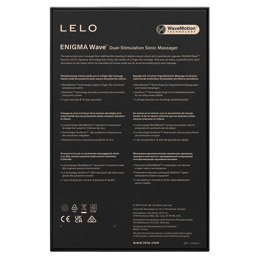 Lelo Enigma Wave-Black