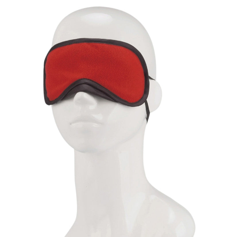 Lux Fetish Peek-A-Boo Love Mask-Red