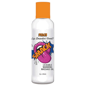 Smack Warming Massage Oil-Peach 2oz BT.408