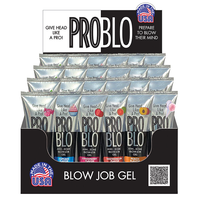 Problo Oral Pleasure Gel Display of 24