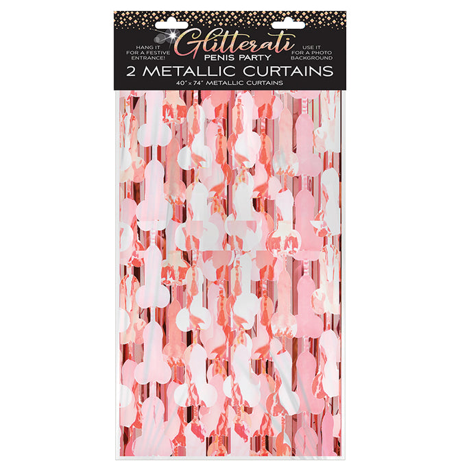 Glitterati Penis Foil Curtain CP.1083