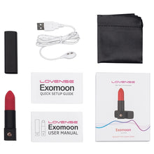 Load image into Gallery viewer, Lovense Exomoon Bluetooth Mini Lipstick Vibrator