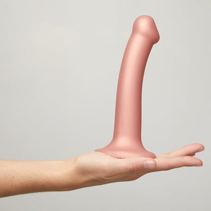 Strap On Me Mono Density Dildo Metallic-Vieux Rose