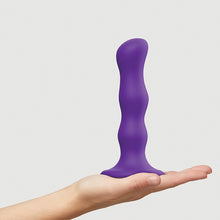 Load image into Gallery viewer, Strap On Me Geisha Dildo with Balls-Purple M