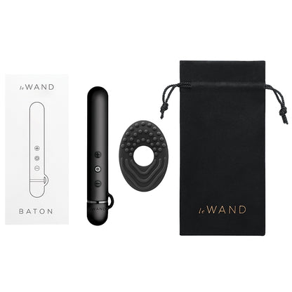 Le Wand Chrome Baton-Black