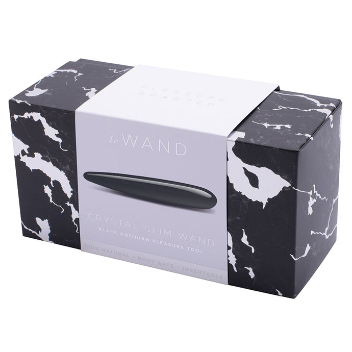 Le Wand Crystal Slim Wand-Black Obsidi... LW-033 BO