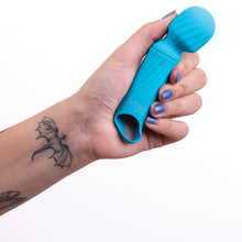 Load image into Gallery viewer, Maia Vibelite Dolly Rechargeable Silicone Mini Wand-Blue