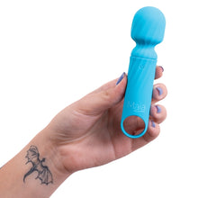 Load image into Gallery viewer, Maia Vibelite Dolly Rechargeable Silicone Mini Wand-Blue