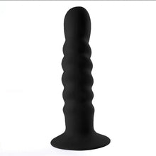 Load image into Gallery viewer, Maia Kendall Silicone Swirl Dong-Black