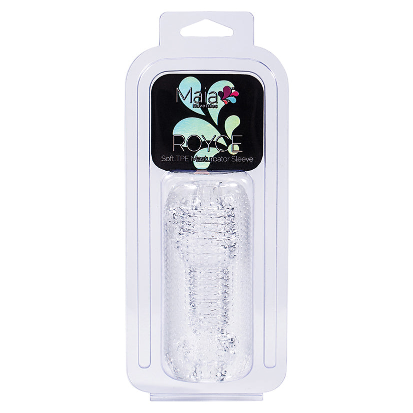 Maia Royce Masturbator Sleeve-Clear BO-23-001-CLR