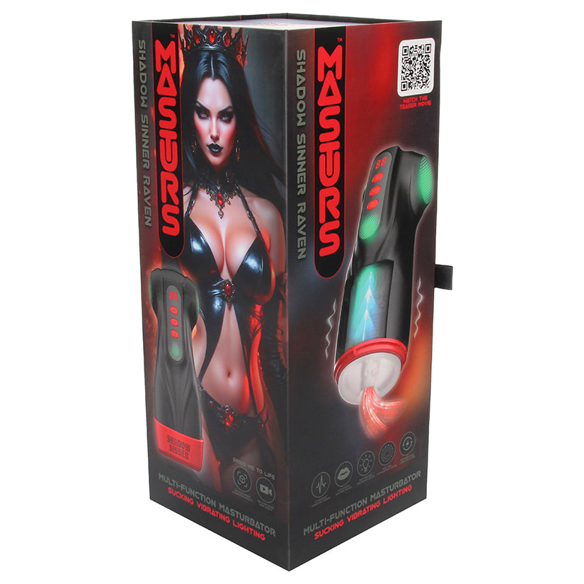 Masturs Raven Shadow Sinner Multi Function Masturbator