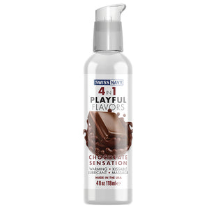 Swiss Navy 4 In 1 Playful Flavors-Choc... SN4N1FCS4