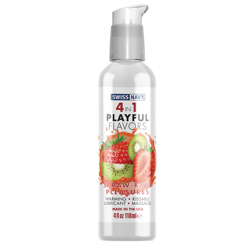 Swiss Navy 4 In 1 Playful Flavors-Stra... SN4N1FSKP4