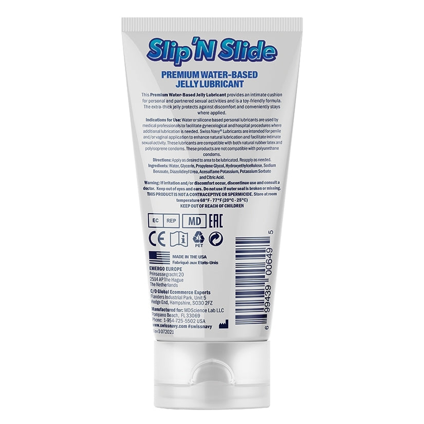 Swiss Navy Slip N Slide Premium Jelly Lubricant 5oz