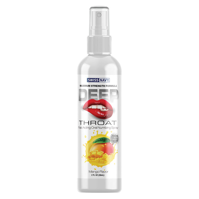 Swiss Navy Deep Throat Spray-Mango 2oz SNDTSM2