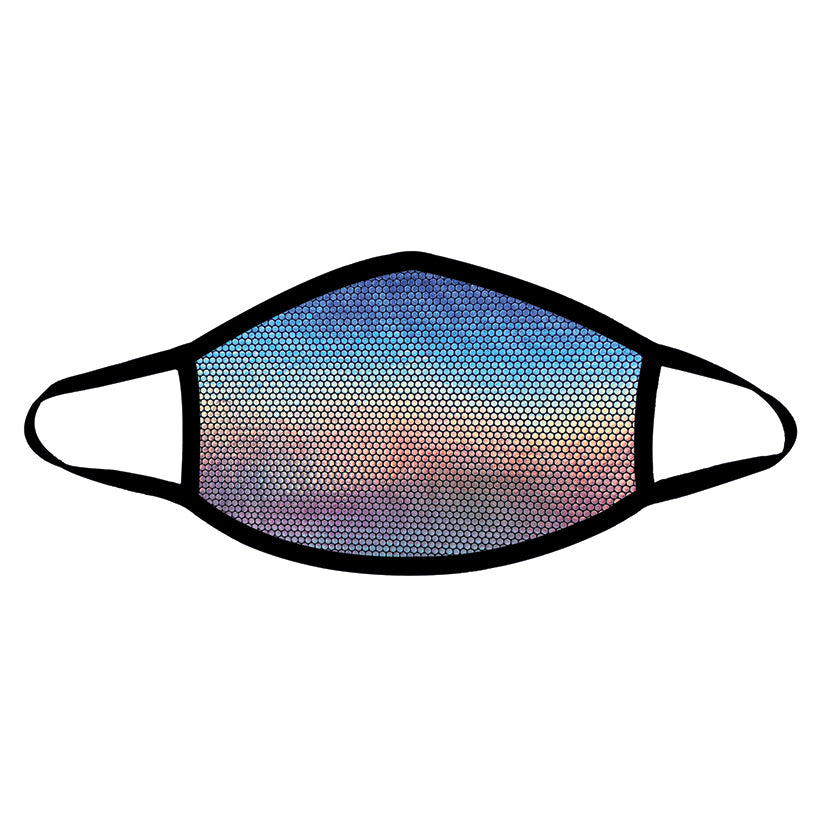 Neva Nude Liquid Party Mask-Silver Hol... MSKM-LP-BLA