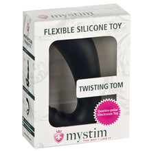 Load image into Gallery viewer, Mystim Twisting Tom With E-Stim-Black 46460