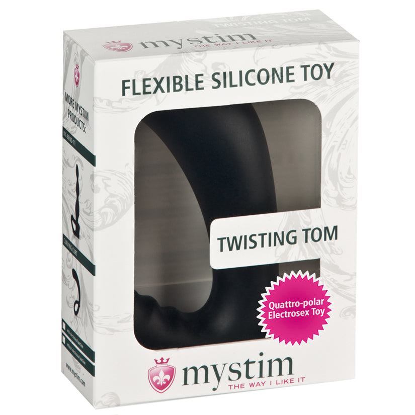 Mystim Twisting Tom With E-Stim-Black 46460