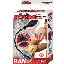 Load image into Gallery viewer, Ram Anal Balloon Pump-Black 2454-2