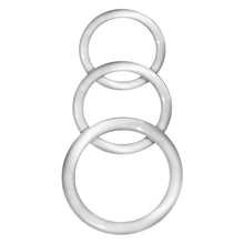 Load image into Gallery viewer, Enhancer Silicone Cock Rings-Clear