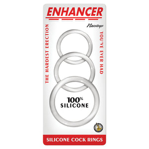 Enhancer Silicone Cock Rings-Clear 3057