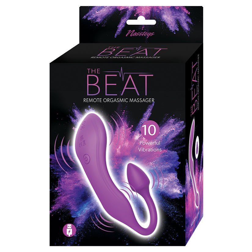 The Beat Remote Orgasmic Massager-Purple