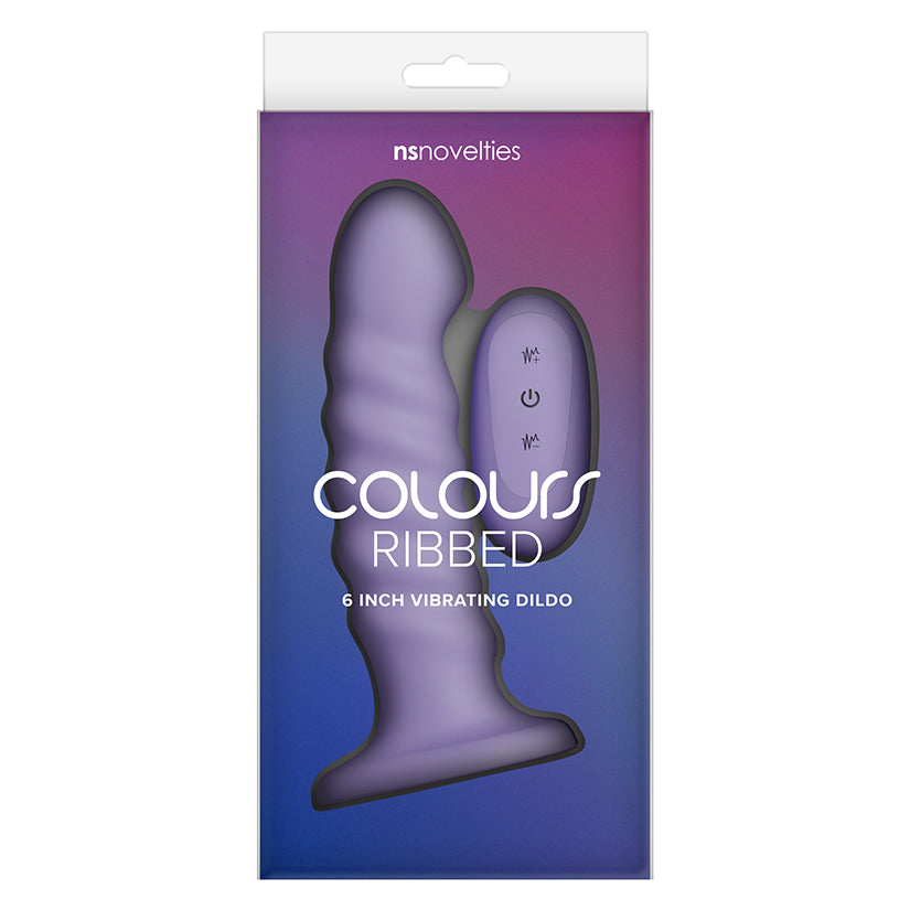 Colours Ribbed-Purple 6"