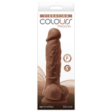 Load image into Gallery viewer, Colours Pleasures Vibrating-Brown 5" NSN-0402-22