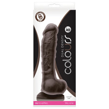 Load image into Gallery viewer, Colours Dual Density Dildo-Dark Brown ... NSN-0403-29