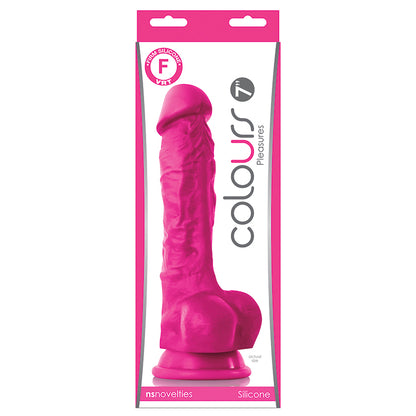 Colours Pleasures Dildo-Pink 7" NSN-0405-04